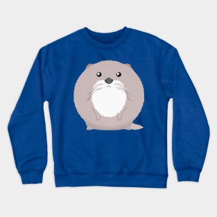 Sfurical round river otter Crewneck Sweatshirt